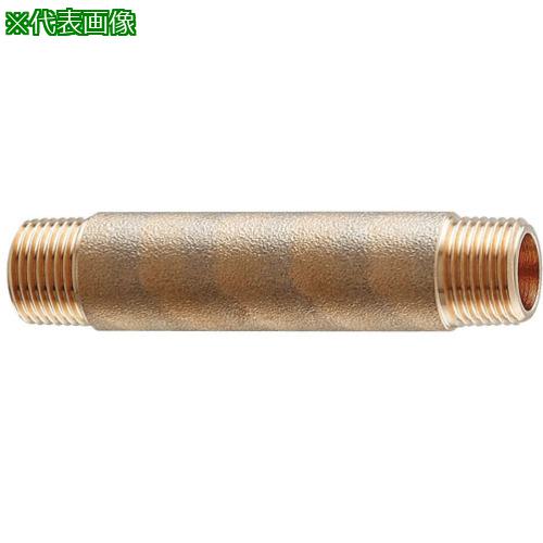 ■KAKUDAI 砲金長ニップル 50〔品番:61661675〕【8077605:0】[送料別途見積り][掲外取寄][店頭受取不可]