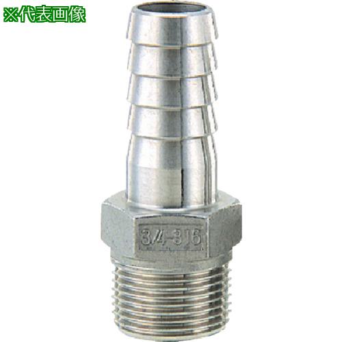 ■KAKUDAI ステンレスホースニップル〔品番:6489114X33〕【8078159:0】[送料別途見積り][掲外取寄][店頭..