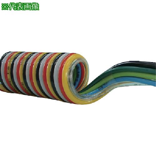 ■チヨダ スパイラルチューブ マルチスパイラル 外径4mm/使用範囲744mm 透明、青、ライトグリーン、緑、黄、赤、白、黒〔品番:8MPS410S〕【8083892:0】[送料別途見積り][掲外取寄][店頭受取不可]