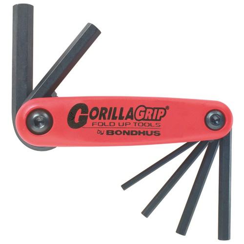 ■BONDHUS ゴリラグリップナイフ型ツール ミリ6本組 No.12595〔品番:HF6M〕【8108008:0】[店頭受取不可]