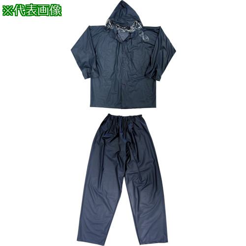 ■カジメイク レインワーク ネイビー L〔品番:180055L〕【8110411:0】[店頭受取不可]