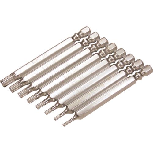 ■EIGHT TXビット 対辺6.35mm 溝9mm&13mm T40X75 単品〔品番:EA33T40X75〕【8116265:0】[送料別途見積り..
