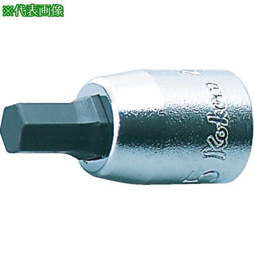 ■Ko-ken ヘックスビットソケット 対辺5 差込角6.35 全長25〔品番:2010M.255〕【8118394:0】[店頭受取不可]