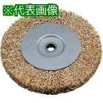 ■ヤナセ ホイールブラシ・鋼線メッキ 150x12.7x20x90x30〔品番:BKMF7〕【8123924:0】[送料別途見積り][..