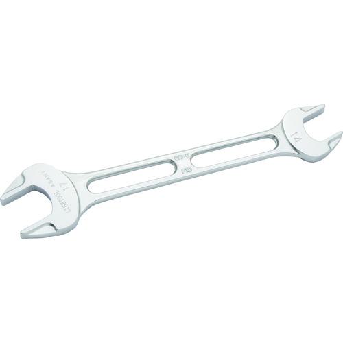 ■ASH ライツールやり形両口スパナ14mm×17mm〔品番:LSX1417〕【8165374:0】[店頭受取不可]