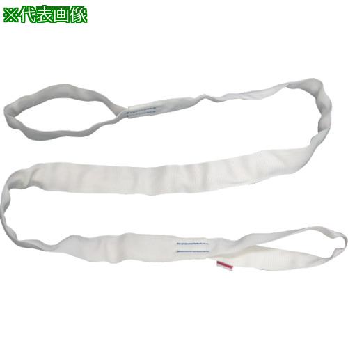 ■シライ ラウンドスリング ”耐熱用”シライマルチスリング[[R上]] TFE 両端アイ形 0.5t 長さ3.5m〔品番:TFE0.5X3.5〕【8170679:0】[送料別途見積り][掲外取寄][店頭受取不可]