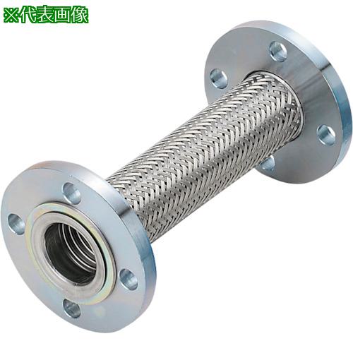 ■NFK フランジ式(無溶接)フレキシブルホース フランジ10K/SUS304(ALLSUS304) 32A×400L〔品番:NK330010KSUS30432A400L〕【8172507:0】[送料別途見積り][掲外取寄][店頭受取不可]