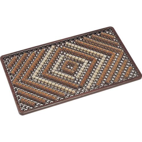 ■テラモト テラマットダイヤ 450×750mm コーヒー〔品番:MR1003204〕【8173198:0】[店頭受取不可]