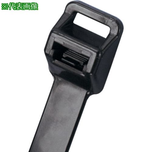 ■PANDUIT リリースタイ 取り外し可能ナイロン結束バンド 耐候性黒 25本入〔品番:PRT6EHQ0〕【8180406:0】[店頭受取不可]