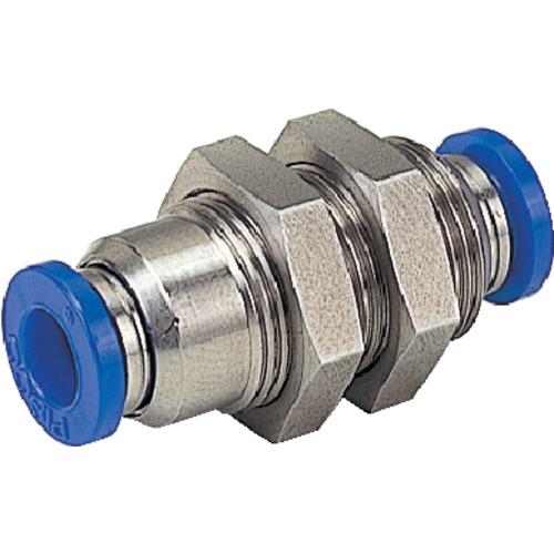 ■PISCO 耐腐蝕性SUS303相当継手 隔壁ユニオン〔品番:SPM12〕【8182143:0】[送料別途見積り][掲外取寄][店頭受取不可]