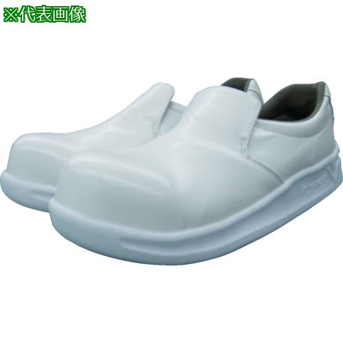 ■日進 耐滑樹脂先芯入り厨房シューズ ハイパーV #5100 白 27.0cm〔品番:V5100W27.0〕【8183353:0】[店頭受取不可]