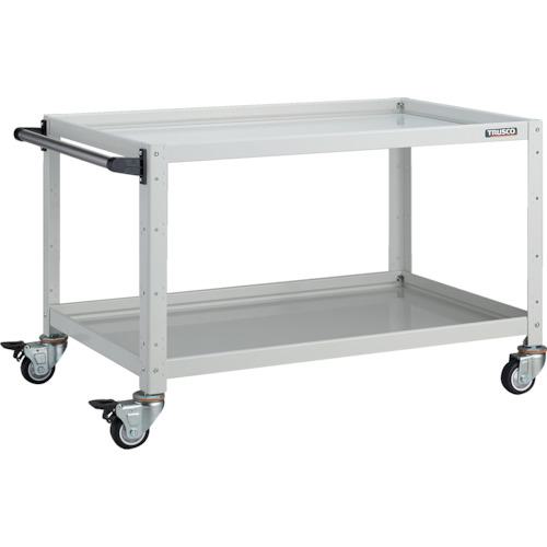 ■TRUSCO ツールワゴン バーディワゴン 900X600XH600 ウレタン車輪 ホワイト〔品番:BDW692UW〕【8183755:0】[直送DS][店頭受取不可]