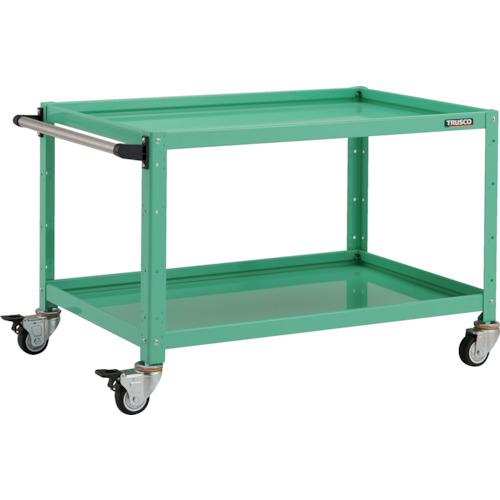 ■TRUSCO ツールワゴン バーディワゴン 900X600XH600 ウレタン車輪 ヤンググリーン〔品番:BDW692UYG〕【8183756:0】[直送DS][店頭受取不可]