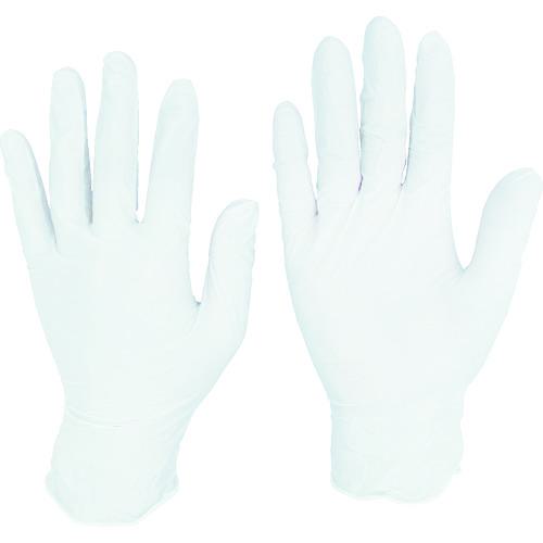 ■テイジン ソフトニトリル手袋 ホワイト M (100枚入)〔品番:NBRPF8WM〕【8184713:0】