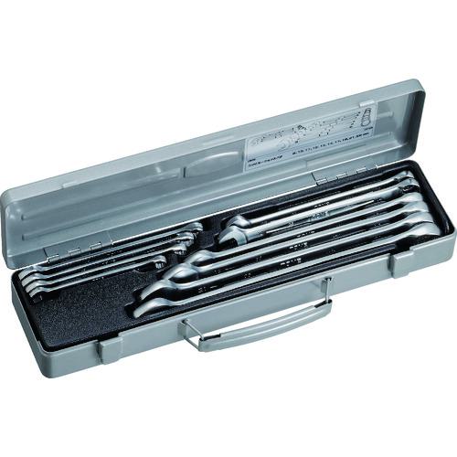 ■TONE コンビネーションスパナセット ケース入りタイプ 10点セット〔品番:CS100〕【8188750:0】[店頭受取不可]
