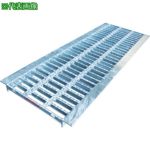 ■片岡 グレーチング WUC型 U字溝用 組構式 溝幅240mm 適用荷重側溝T-14〔品番:WUCX24538〕【8188862:0】[送料別途見積り][法人・事業所限定][直送][店頭受取不可]