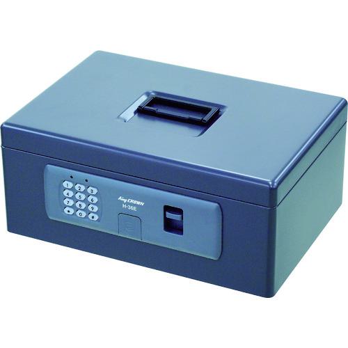 ■キング 手提げ金庫〔品番:H36E〕【8189348:0】[店頭受取不可]