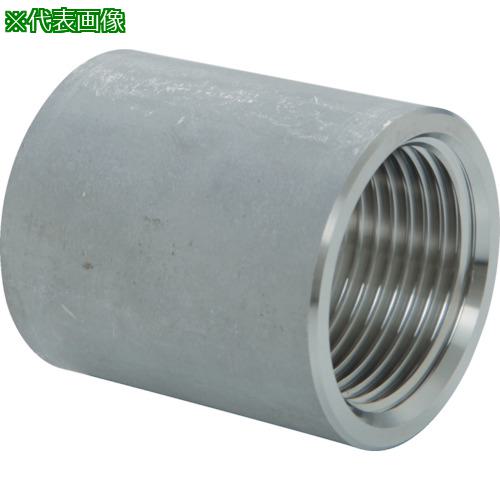 ■TRUSCO ねじ込み管継手 SUS テーパーソケット 20A〔品番:TTS20A〕【8191453:0】[店頭受取不可]
