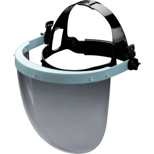 ■ミドリ安全 ヘッドギア型防災面 MB-73AE (帯電防止シールド面・球面)〔品番:MB73AE〕【8199532:0】[送料別途見積り][掲外取寄][店頭受取不可]