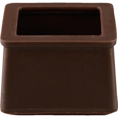 ■光 スライドクッション角キャップ茶L 29~32mm〔品番:KKSL3229〕【8201526:0】[店頭受取不可]