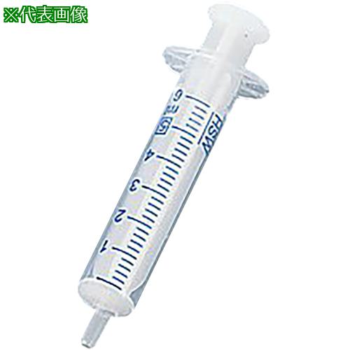 ■AS プラスチックスディスポシリンジ6ml〔品番:2403102〕【8211757:0】[送料別途見積り][掲外取寄][店頭受取不可]