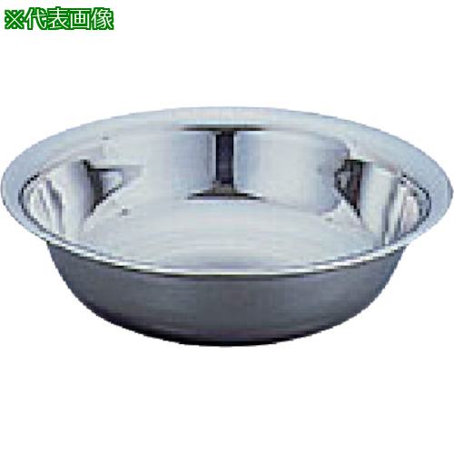 ■AS 洗面器浅型ステンレス製1型〔品番:519601〕【8214854:0】[送料別途見積り][掲外取寄][店頭受取不可]