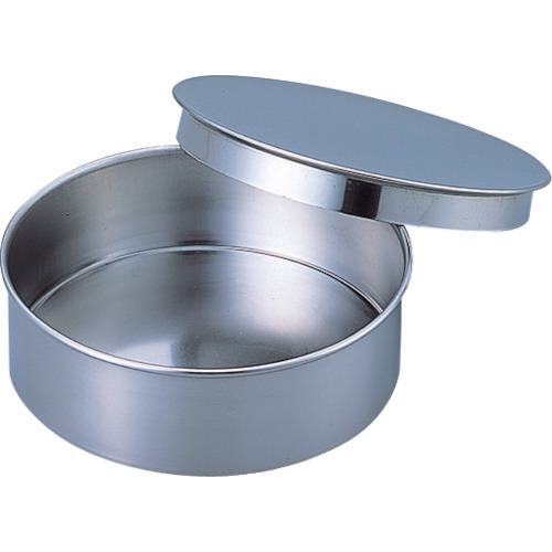 ■AS ステンレスふるい 150×45 蓋・受器〔品番:5329055〕【8214932:0】[送料別途見積り][掲外取寄][店頭受取不可]