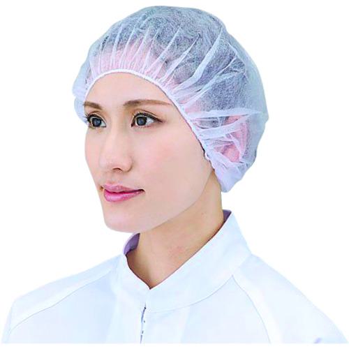 ■AS ホワイトキャップ ナースキャップ 21W 100枚入り〔品番:6864801〕【8216974:0】[店頭受取不可]