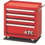 ■KTC ミニローラーキャビネット(4段4引出し)〔品番:SKX0514〕【8217895:0】[店頭受取不可]