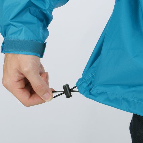 ■カジメイク KJレインパーカー レッド L〔品番:771044L〕【8247771:0】[送料別途見積り][店頭受取不可]