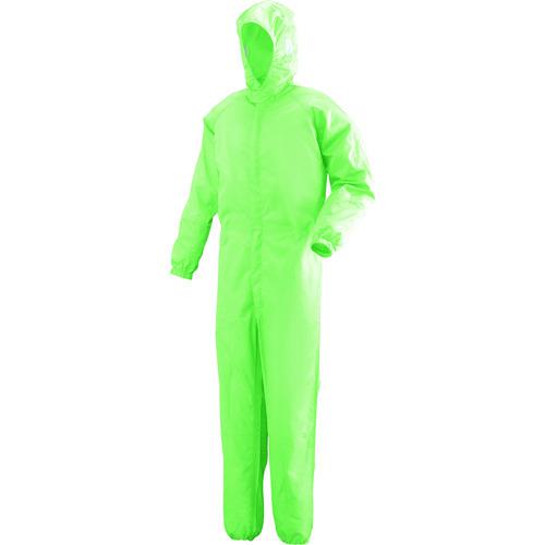■ミドリ安全 フード一体型クリーンウェア グリーン M〔品番:C1351GM〕【8258929:0】[送料別途見積り][..