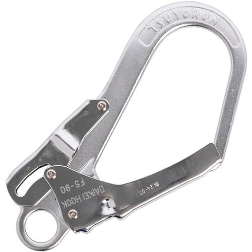 ■TSUYORON 墜落制止用器具用部品 大口径フック FS-90〔品番:FS90〕【8266645:0】[店頭受取不可]