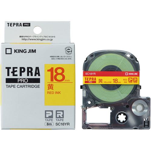 KING JIM ڽ֥ۡƥץPROơ 18mm ٥/ʸ Ĺ8m:SC18YR͡8277180:0[ŹƬ...