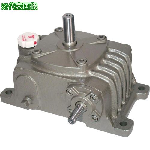 ■マキシンコー 一段ウォーム減速機 入力容量0.54kW〔品番:K60RU50〕【8277444:0】[法人・事業所限定][外直送元][店頭受取不可]