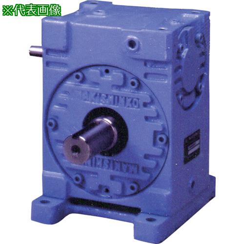 ■マキシンコー 一段ウォーム減速機 入力容量10.7kW〔品番:MAWP160R40〕【8278260:0】[法人・事業所限定..