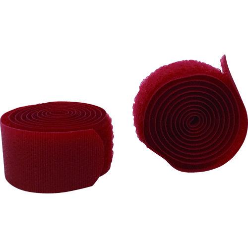 ■ユタカメイク マジックテープ マジックストラップS 20mm×60cm レッド〔品番:G41〕【8280512:0】[店頭受取不可]