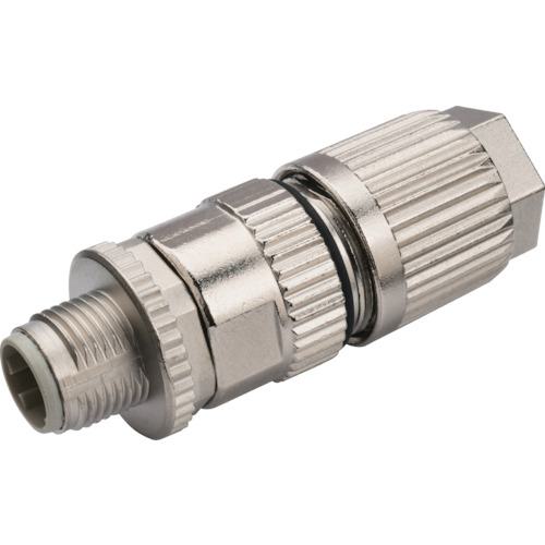 ■PANDUIT ETHERNET/IP対応 M12 Dコードプラグ〔品番:ISPS5E44MFA〕【8281528:0】[送料別途見積り][掲外取寄][店頭受取不可]