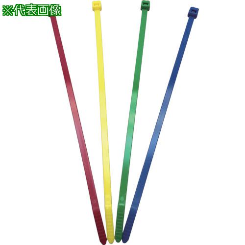 ■PANDUIT ナイロン結束バンド 4.8×188×1.3 黄 1000本入〔品番:PLT2SM4Y〕【8281608:0】[店頭受取不可]