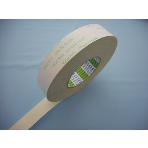 ■日東 低VOC両面テープ(油面接着タイプ) OW-5016 30mm×50m ホワイト〔品番:OW501630〕【8290878:0】[店頭受取不可]