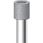 ■ナカニシ 電着CBNバー 円筒型 φ9×9×軸φ6 #140〔品番:13128〕【8292817:0】[店頭受取不可]