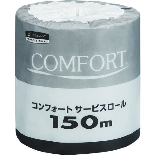 ■クレシア トイレットペーパー コンフォートサービスロール 150m 1ケース60個入〔品番:11250〕【8353121:0】[店頭受取不可]