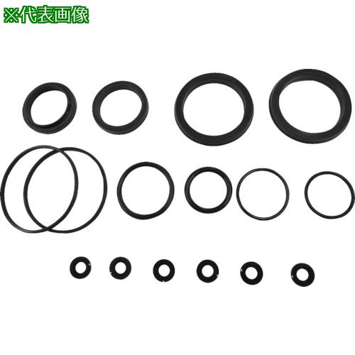 ■TAIYO 油圧シリンダ用メンテナンスパーツ パッキンセット 適合シリンダ内径:φ80 (フッ素ゴム・標準形用)〔品番:NH8PKS3080B〕【8354844:0】[店頭受取不可]