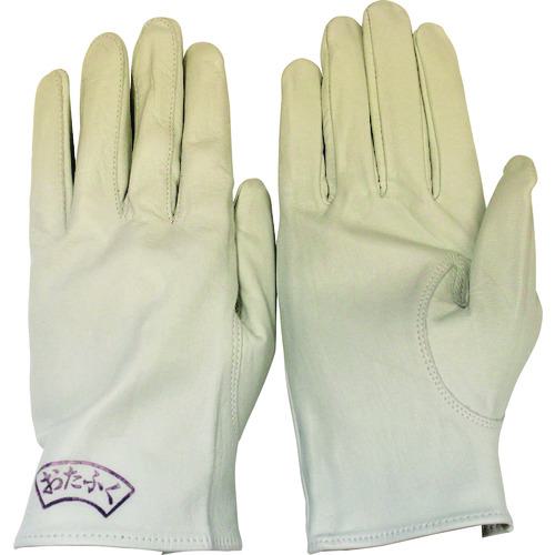 ■【30双まとめ売り】おたふく 410 白 革手 クレスト (カフス無)〔品番:410WH〕【8355338:0】[送料別途見積り][掲外取寄][店頭受取不可]