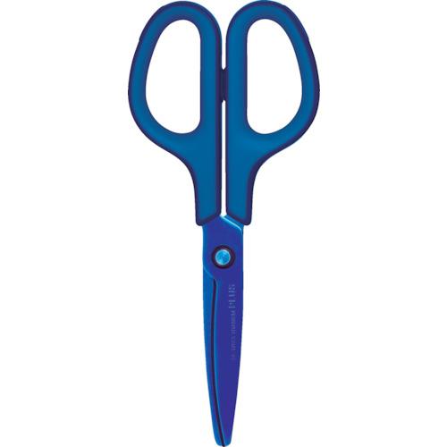 ■PLUS 34518)ハサミ フィットカットカーブ チタンコート SC-175ST 左右対称グリップ チタンブルー〔品番:SC175STTBL〕【836447...