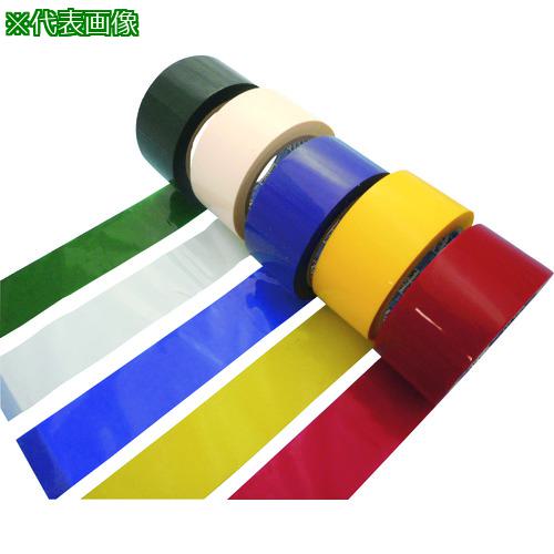 ■日東エルマテ 包装用OPP粘着テープ ダンプロンカラー No.375D 50mm×50m レッド〔品番:NO375D50R〕【8366599:0】[店頭受取不可]