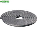 ■Matex ケミカル用グランドパッキン(黒) 幅23.8mm×長さ3m×高さ23.8mm〔品番:652023.83M〕【8367185:0】[法人・事業所限定...
