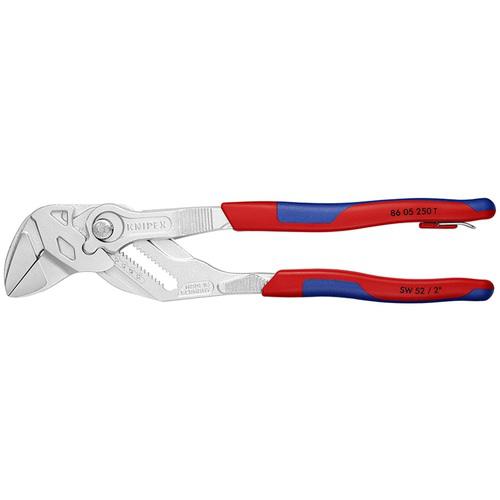 ■【在庫限り】KNIPEX プライヤーレンチ 落下防止リング付 250mm〔品番:8605250T〕【8368944:0】[店頭受取不可]