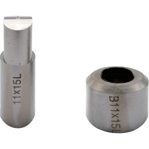 ■育良 ミニパンチャー替刃長穴(51218)〔品番:14MPSL6.510B〕【8369955:0】[送料別途見積り][掲外取寄][..