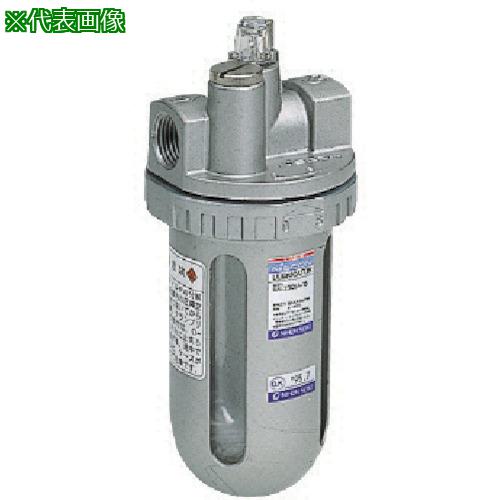 ■日本精器 ルブリケータ 10A ドレンコック付〔品番:BN2301D10〕【8387300:0】[送料別途見積り][掲外取寄][店頭受取不可]