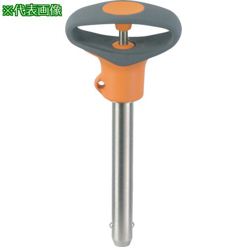 ■HALDER ボールロックピン セルフロッキング 可塑性グリップ付 ピン径12 ワーク最大厚70〔品番:22370.0774〕【8488576:0】[送料別途見積り][掲外取寄][店頭受取不可]